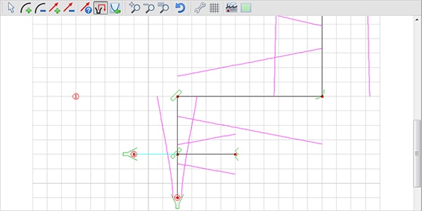 Beam waveguide as a quasi-optical network modelled in QUAST, analysed using Gaussian beam and physical optics.